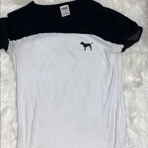 Victoria’s Secret PINK black and white hole design